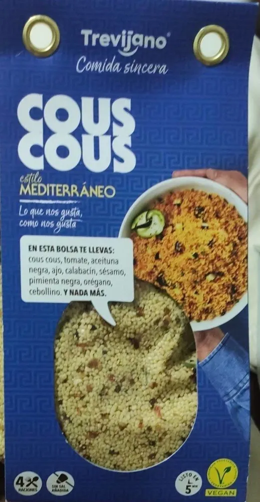 Cous cous estilo mediterráneo