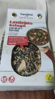 Lentejas beluga con mijo y shiitake