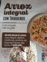 Arroz integral con vegetales deshidratados