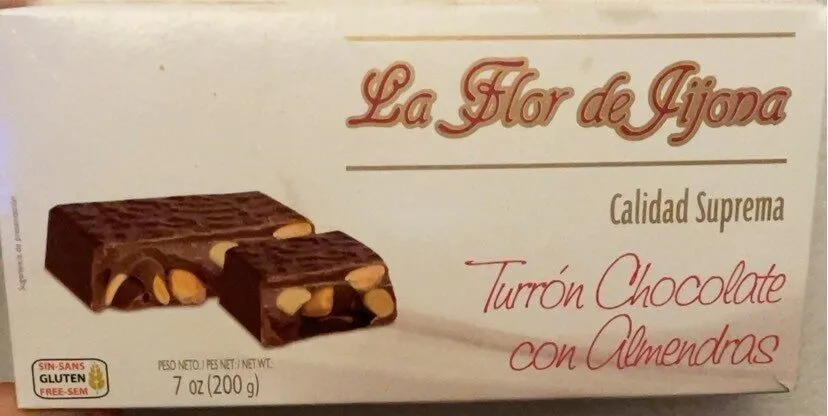 Turrón de Chocolate con Almendras