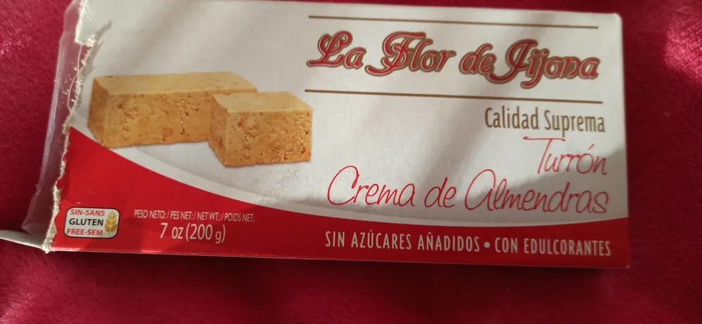 Crema de almendras