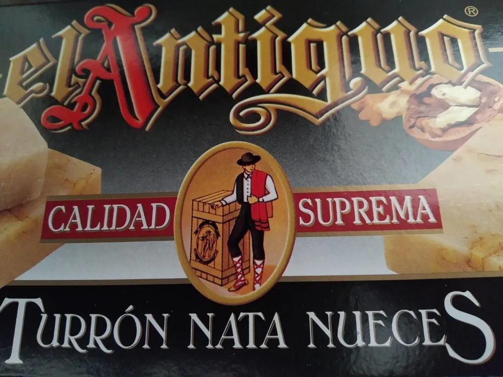 Turrón Nata Nueces El Antiguo