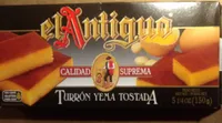 Turrón yema tostada