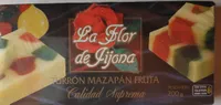 Turrón mazapán fruta