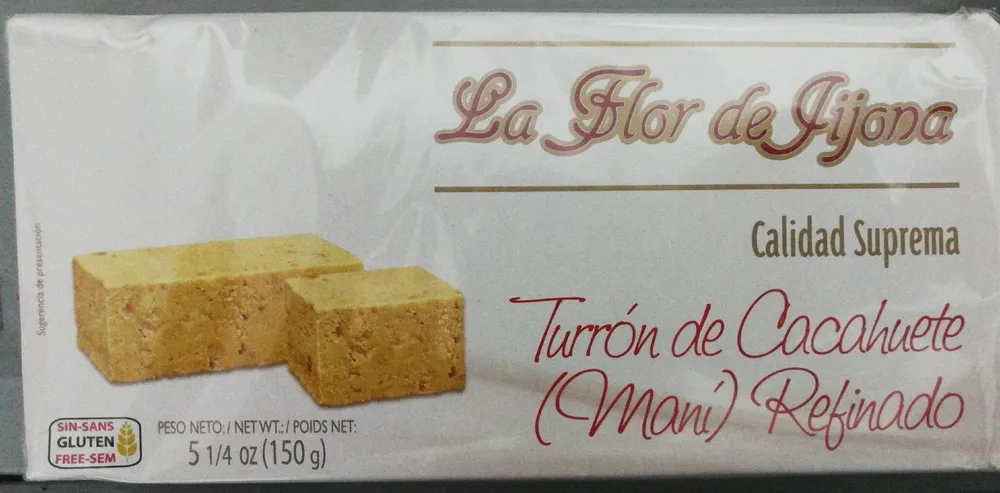 Turrón cacahuete