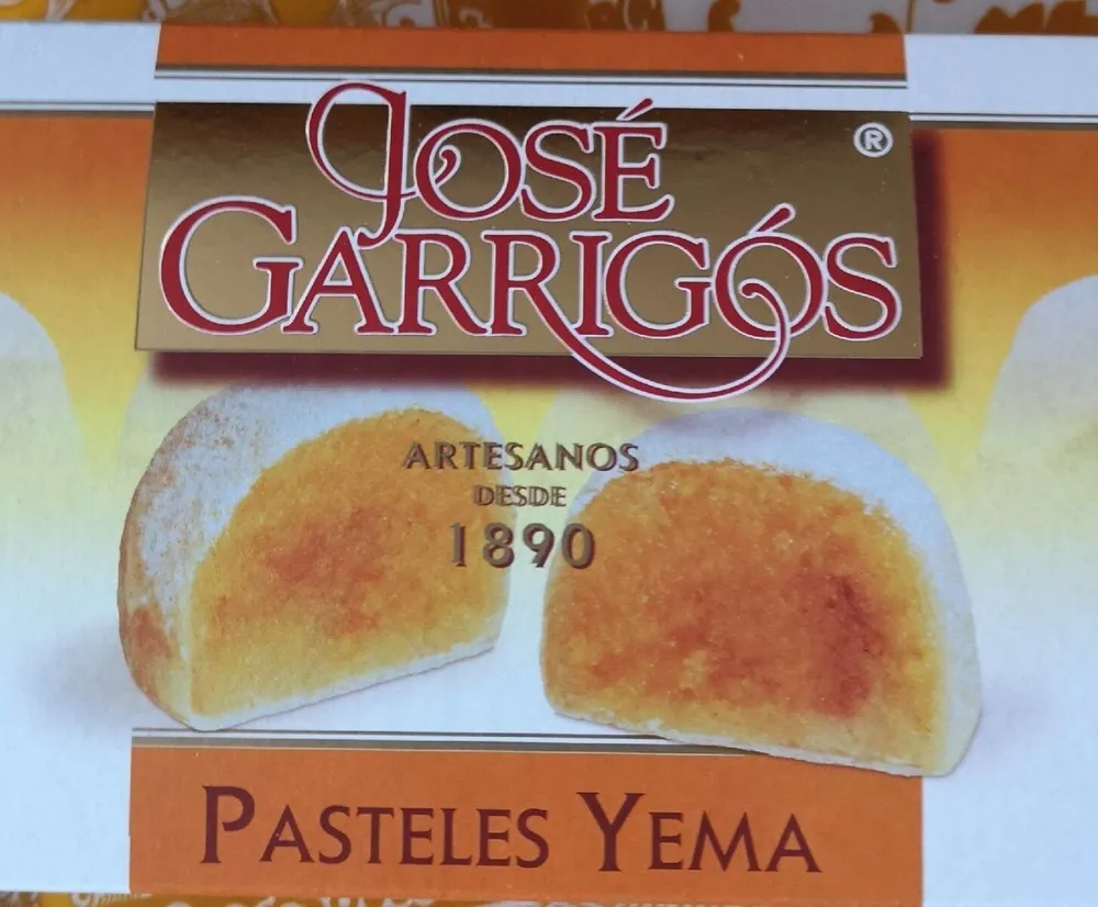 Pasteles yema