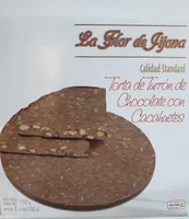 Torta de Turròn de chocolate con cacahuetes