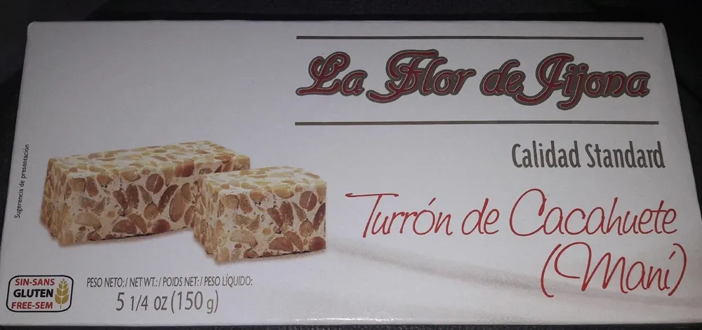 Turron de cacahuète