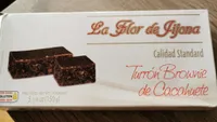 Turrón brownie de cacahuete