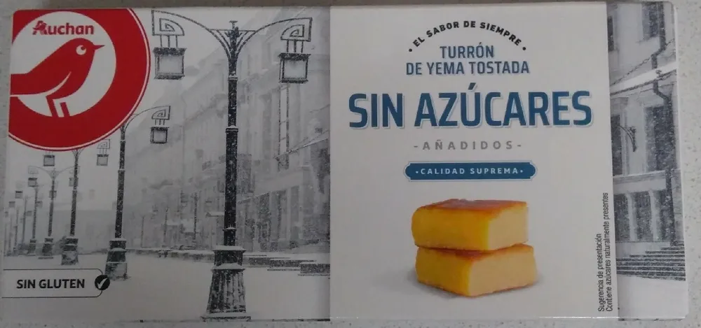 Turrón de yema tostada