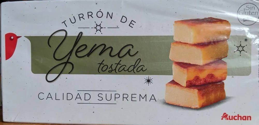Turrón de yema tostada