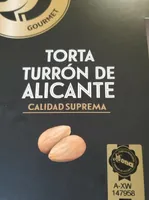 Torta turrón de alicante