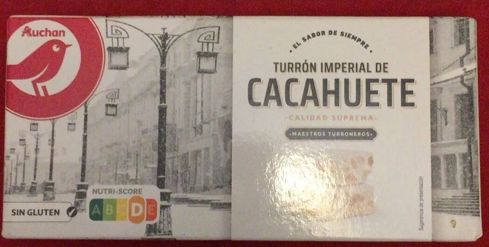 Turron imperial de cacahuete