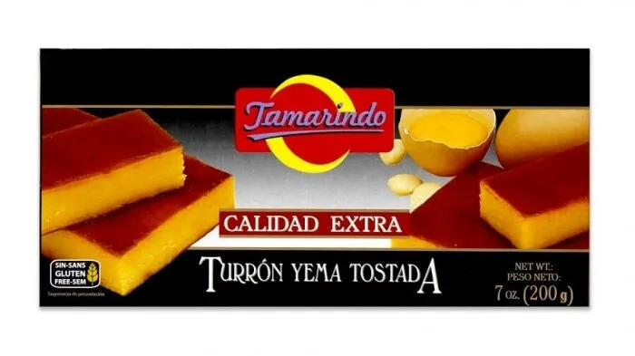 Turrón yema tostada