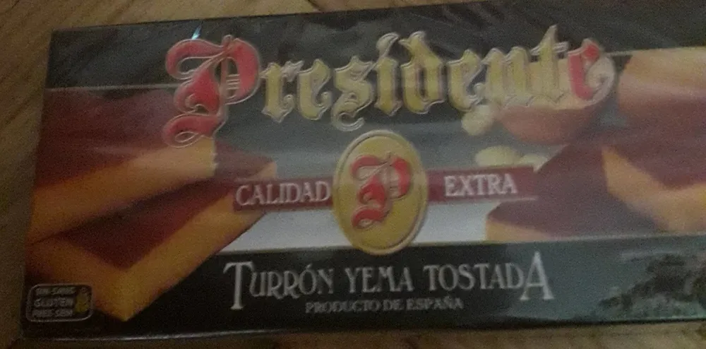 Turrón yema tostada