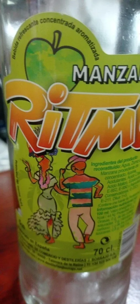 Bebida refrescante aromatizada manzana 00 sin alcohol
