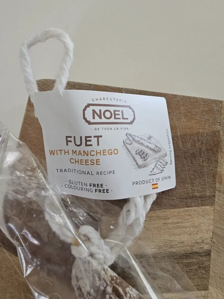 Fuet With Manchego Cheese