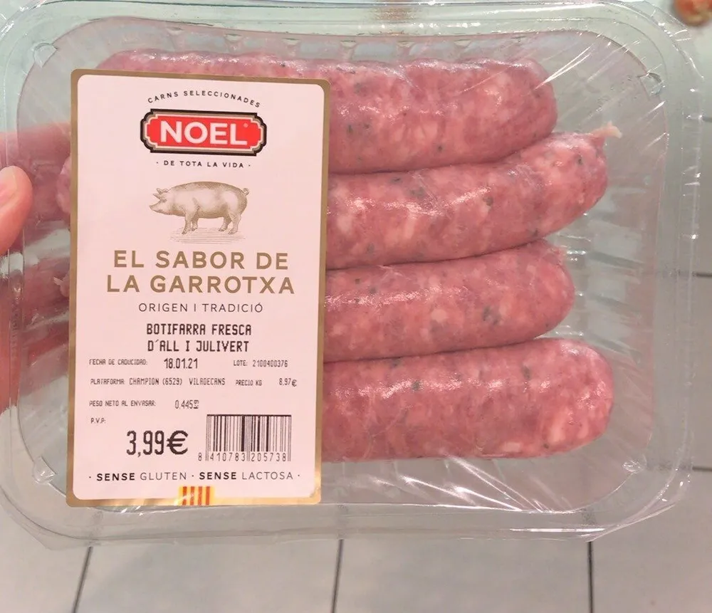 Botifarra fresca ajo y pereji