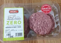 Hamburguesa de cerdo y vacuno zero