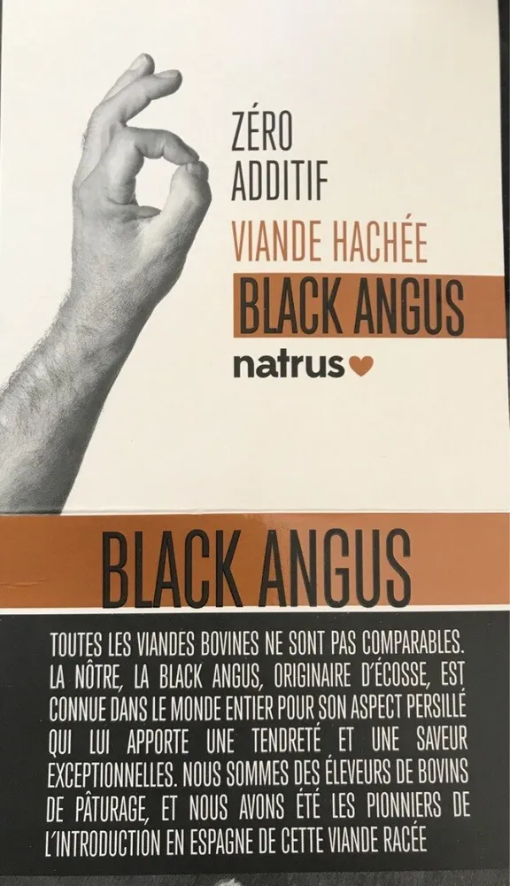 Viande Hachee Black Angus