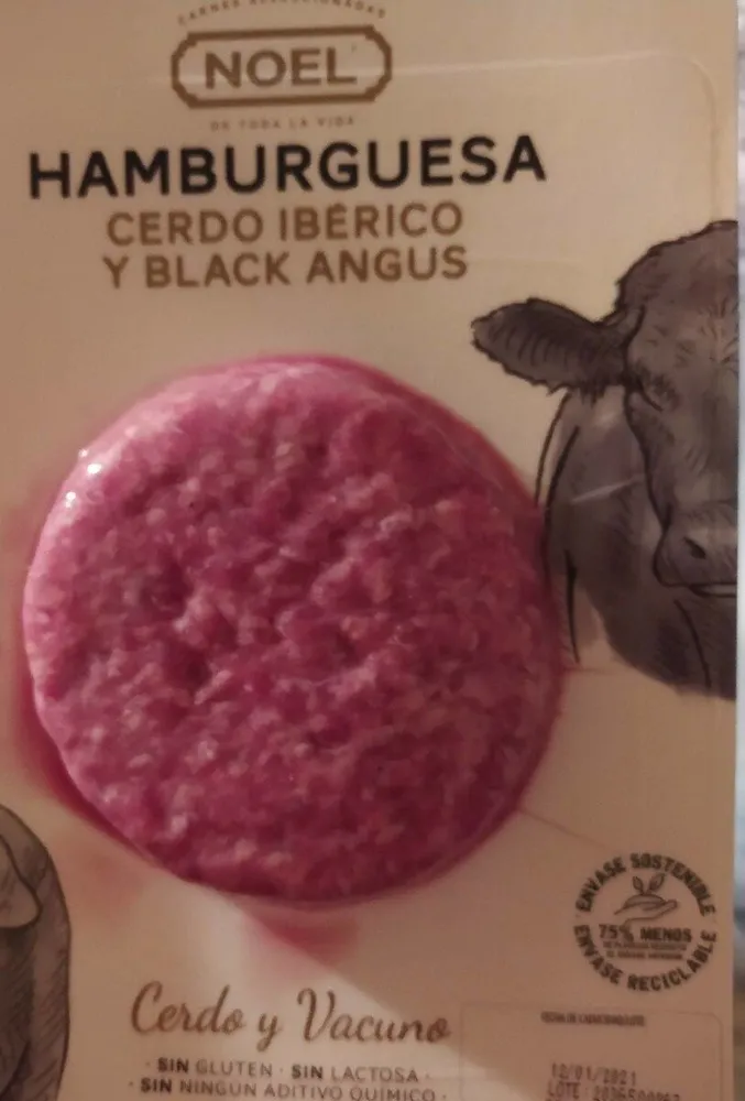 Hamburguesa cerdo ibérico y black angus