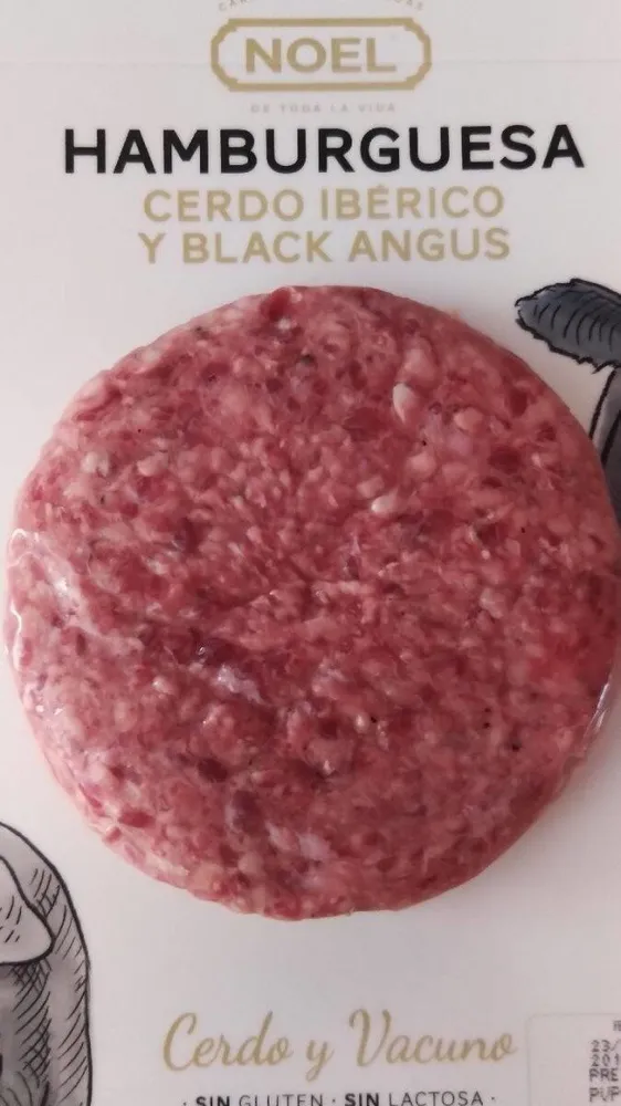 Hamburguesa cerdo ibérico y black angus