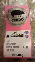 Albóndigas cerdo