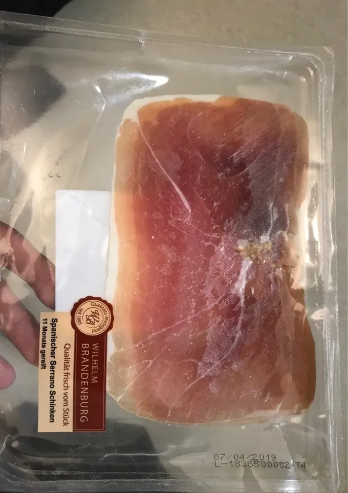 Spanischer Serrano Schinken