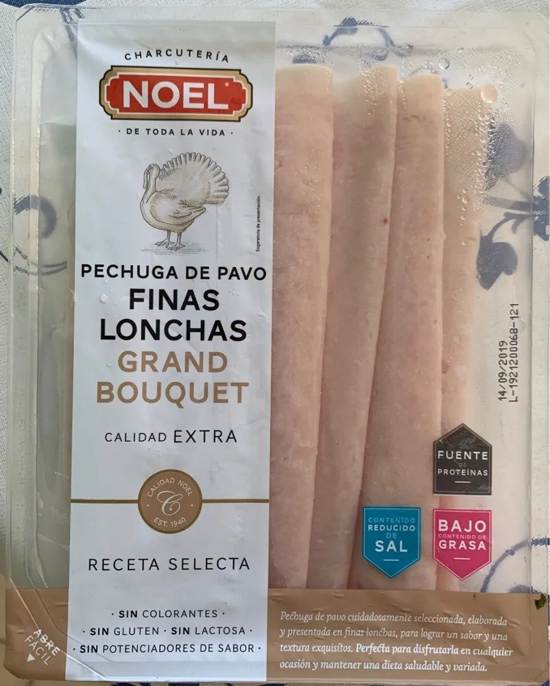 Pechuga de pavo finas lonchas Grand Bouquet