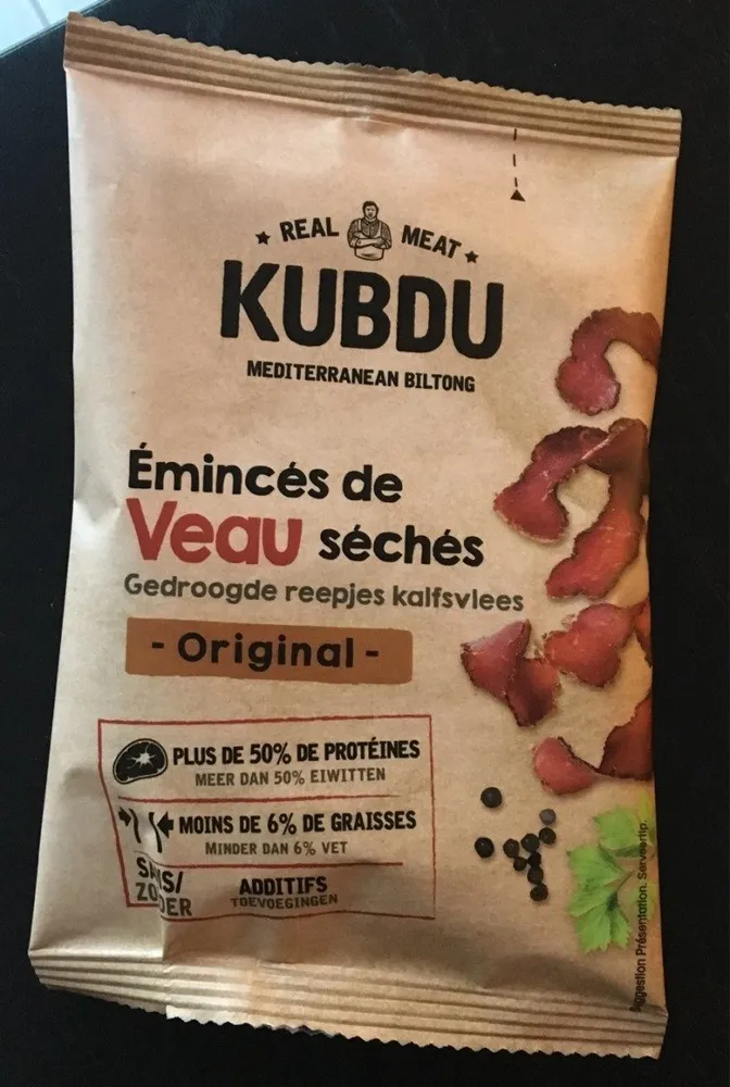 Emincés de veau séchés