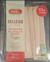 Pechuga de pollo cocida