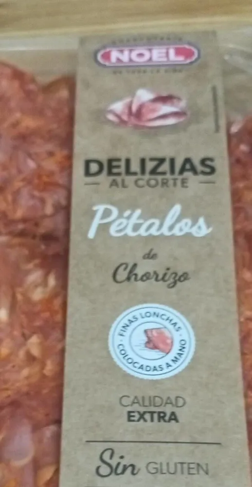 Petalos de chorizo