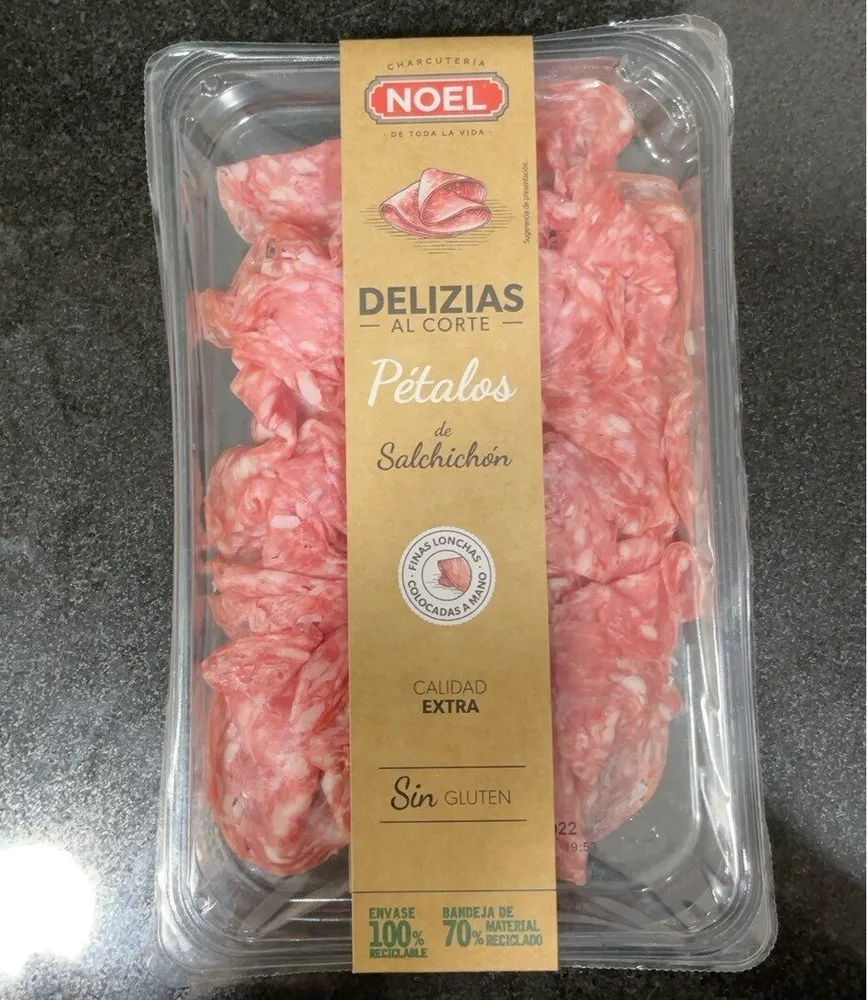Delizias al corte pétalos de salchichón