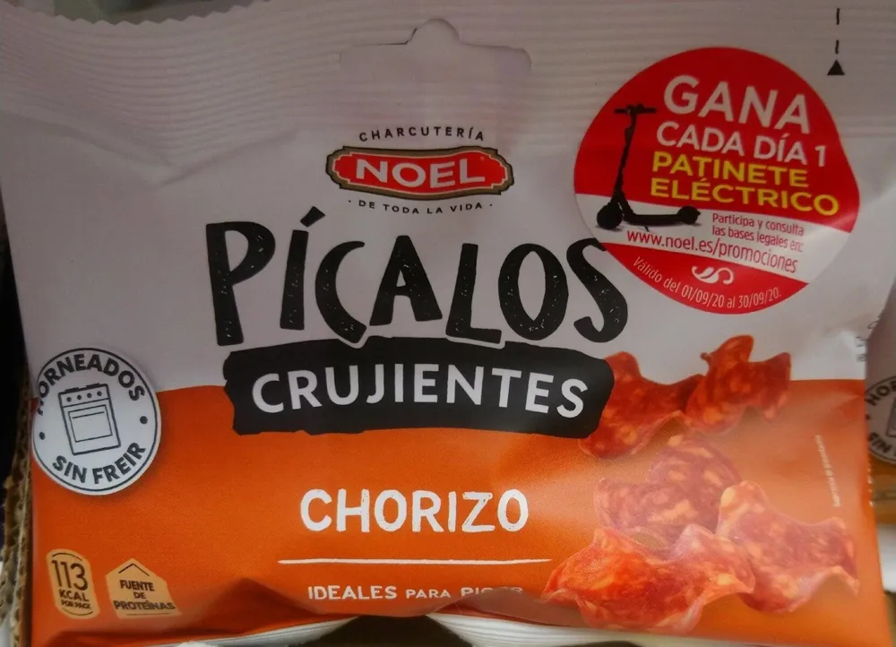 Pícalos crujientes chorizo