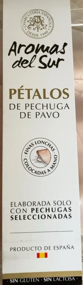 Petalos de pechuga de pavo
