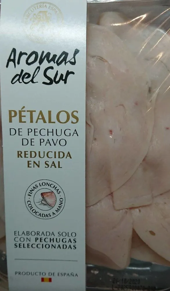 Pétalos de pechuga de pavo