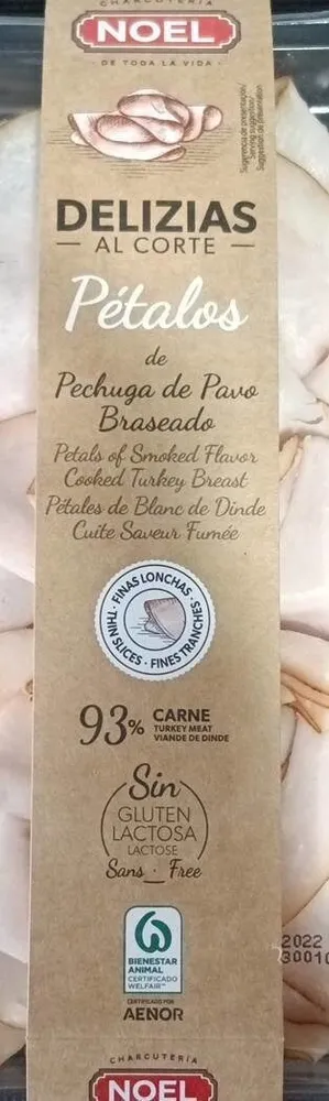 Pétalos pechuga de pavo