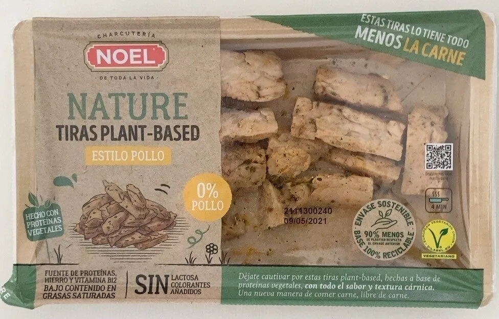 Tiras plant-based