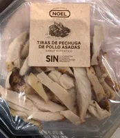 Tiras de pechuga de pollo asadas