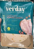 Lonchas con aceitunas y pimientos