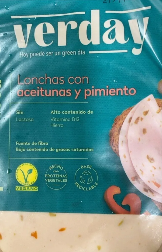 Lonchas de verduras