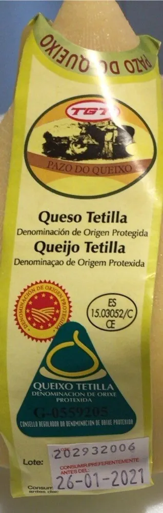 Queso tetilla