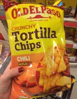 Crunchy tortilla chips