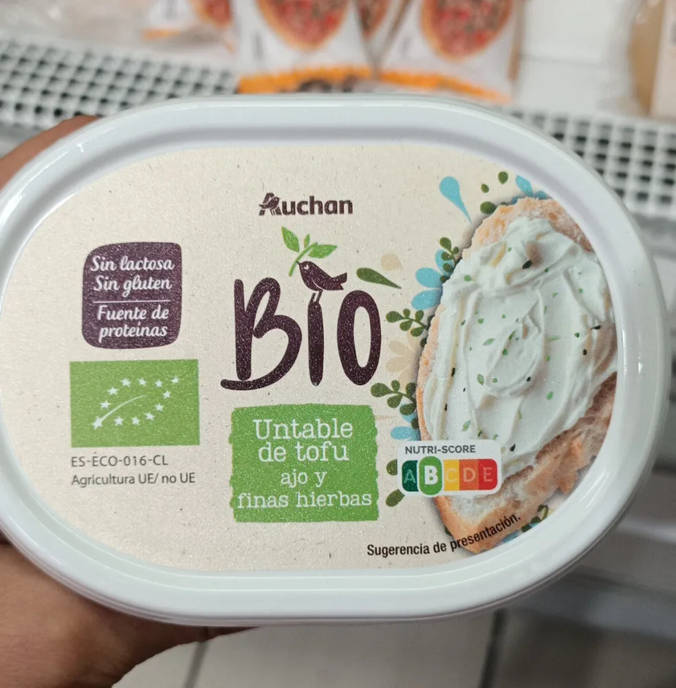 Unable de tofu ajo y finas hierbas