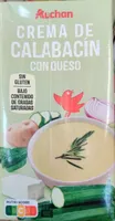 Crema de calabacín con queso