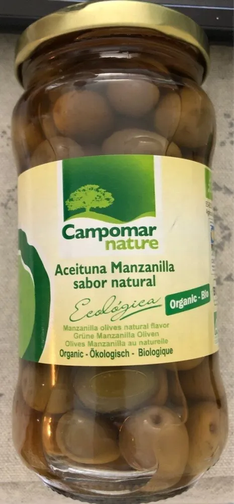 Aceituna manzanilla sabor natural