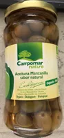 Aceituna manzanilla sabor natural