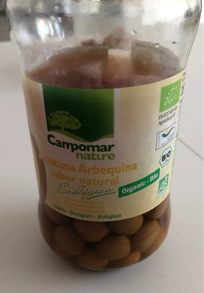 Aceituna Arbequina sabor natural