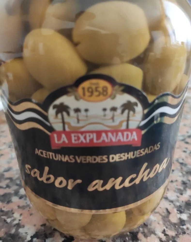 Aceitunas verdes deshuesadas