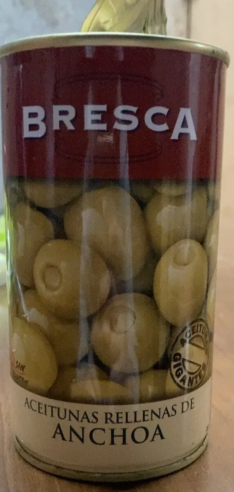 Aceitunas rellelenas de anchoa Bresca